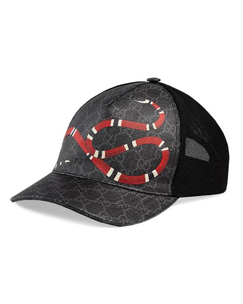 gucci cap snake|gucci hat snake print.